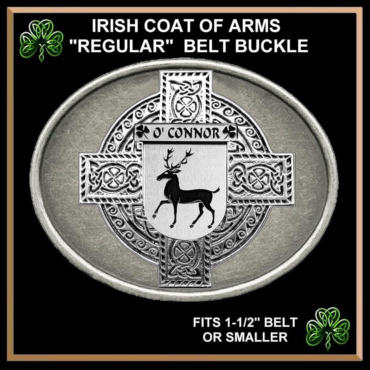 O'Connor Corcomroe Irish Coat of Arms Regular Buckle