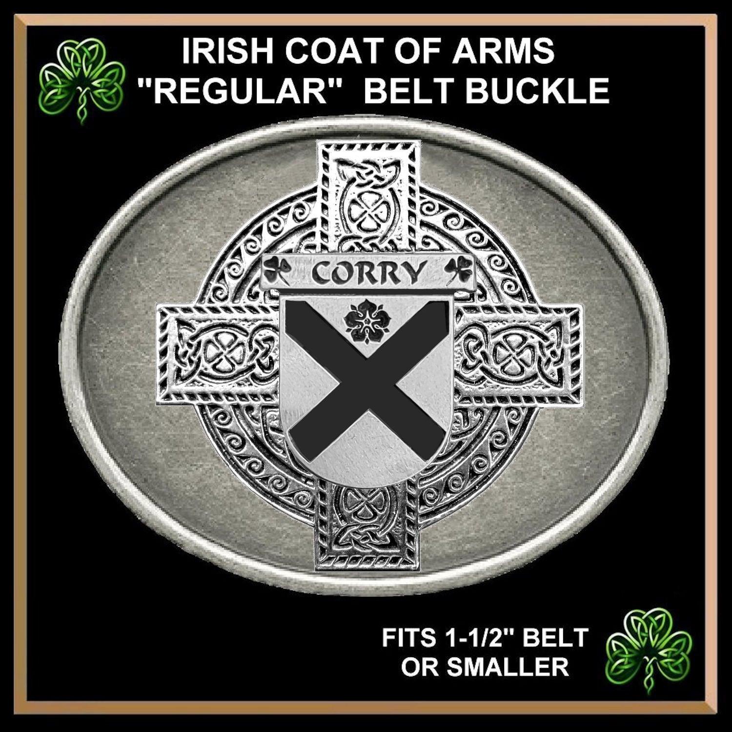 Corry Irish Coat of Arms Regular Buckle