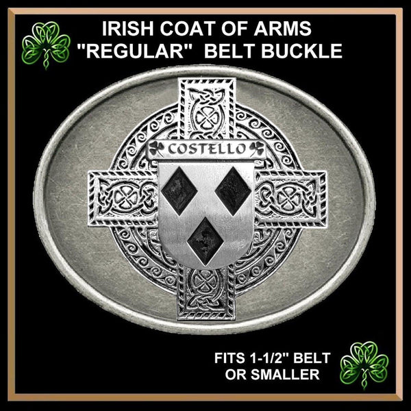 Costello Irish Coat of Arms Regular Buckle