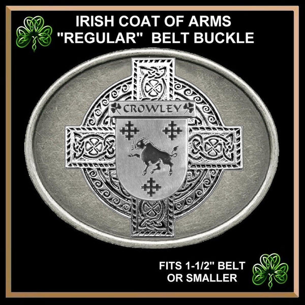 Crowley Irish Coat of Arms Regular Buckle