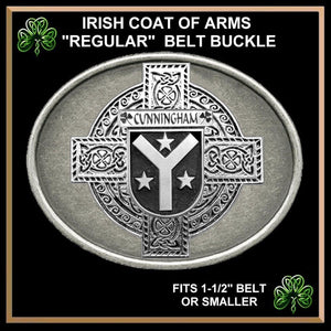Cunningham Irish Coat of Arms Regular Buckle
