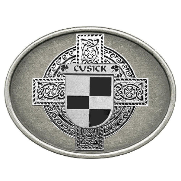 Cusick Irish Coat of Arms Regular Buckle