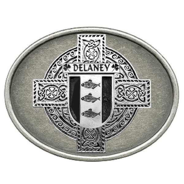 Delaney Irish Coat of Arms Regular Buckle