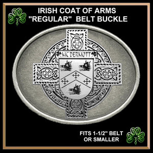 McDermott Irish Coat of Arms Regular Buckle