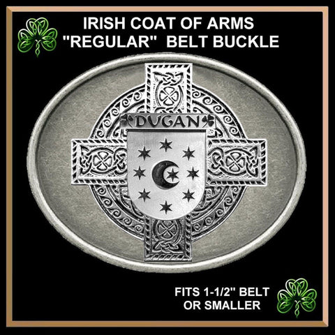 Dugan Irish Coat of Arms Regular Buckle