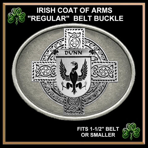 Dunn Irish Coat of Arms Regular Buckle
