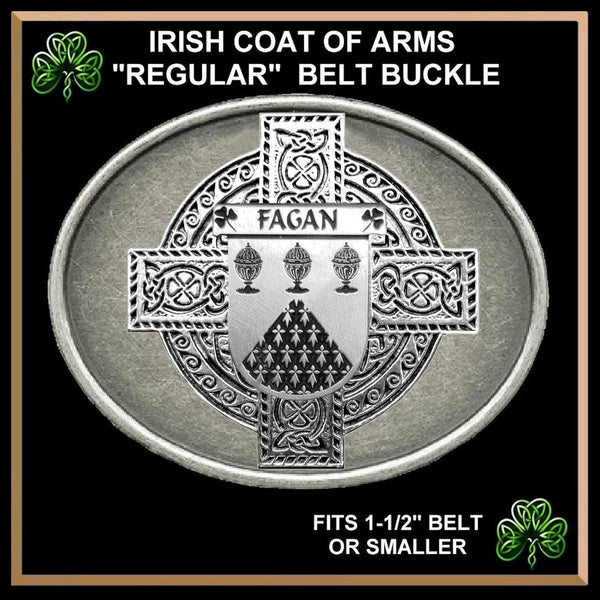 Fagan Irish Coat of Arms Regular Buckle