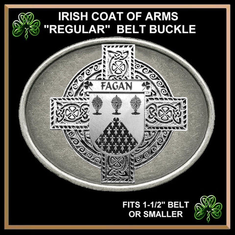 Fagan Irish Coat of Arms Regular Buckle