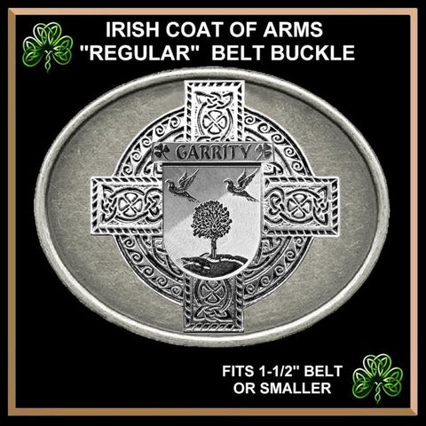 Garrity Irish Coat of Arms Regular Buckle