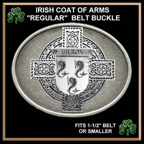 Gilroy Irish Coat of Arms Regular Buckle