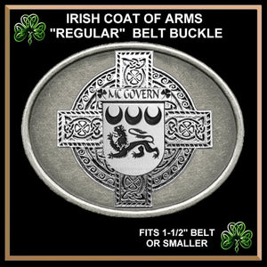 McGovern Irish Coat of Arms Regular Buckle