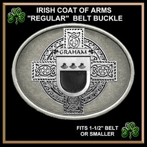 Graham Irish Coat of Arms Regular Buckle