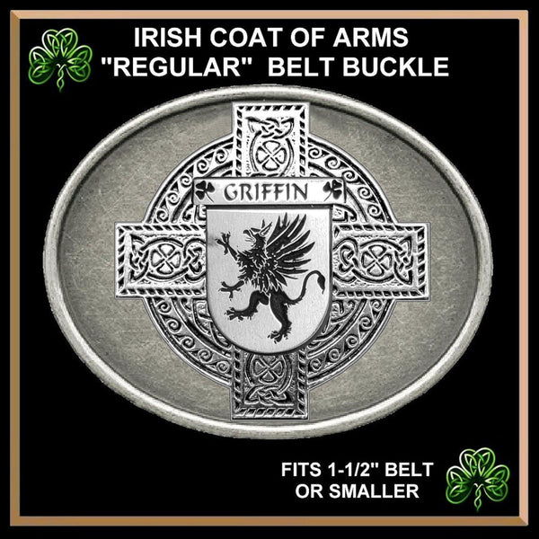 Griffin Irish Coat of Arms Regular Buckle