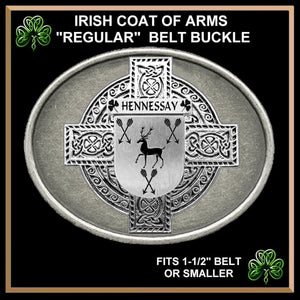 Hennessay Irish Coat of Arms Regular Buckle