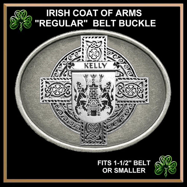 Kelly Irish Coat of Arms Regular Buckle