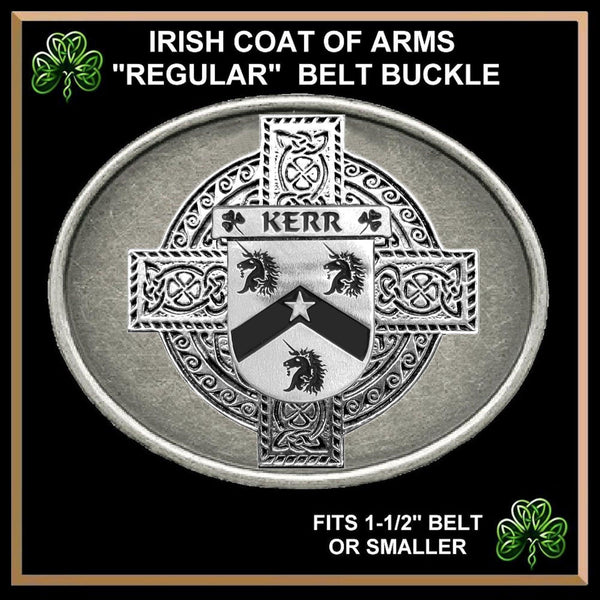 Kerr Irish Coat of Arms Regular Buckle