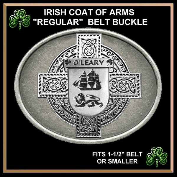 O'Leary Irish Coat of Arms Regular Buckle