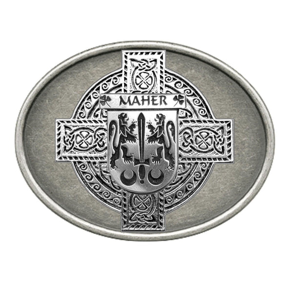 Maher Irish Coat of Arms Regular Buckle