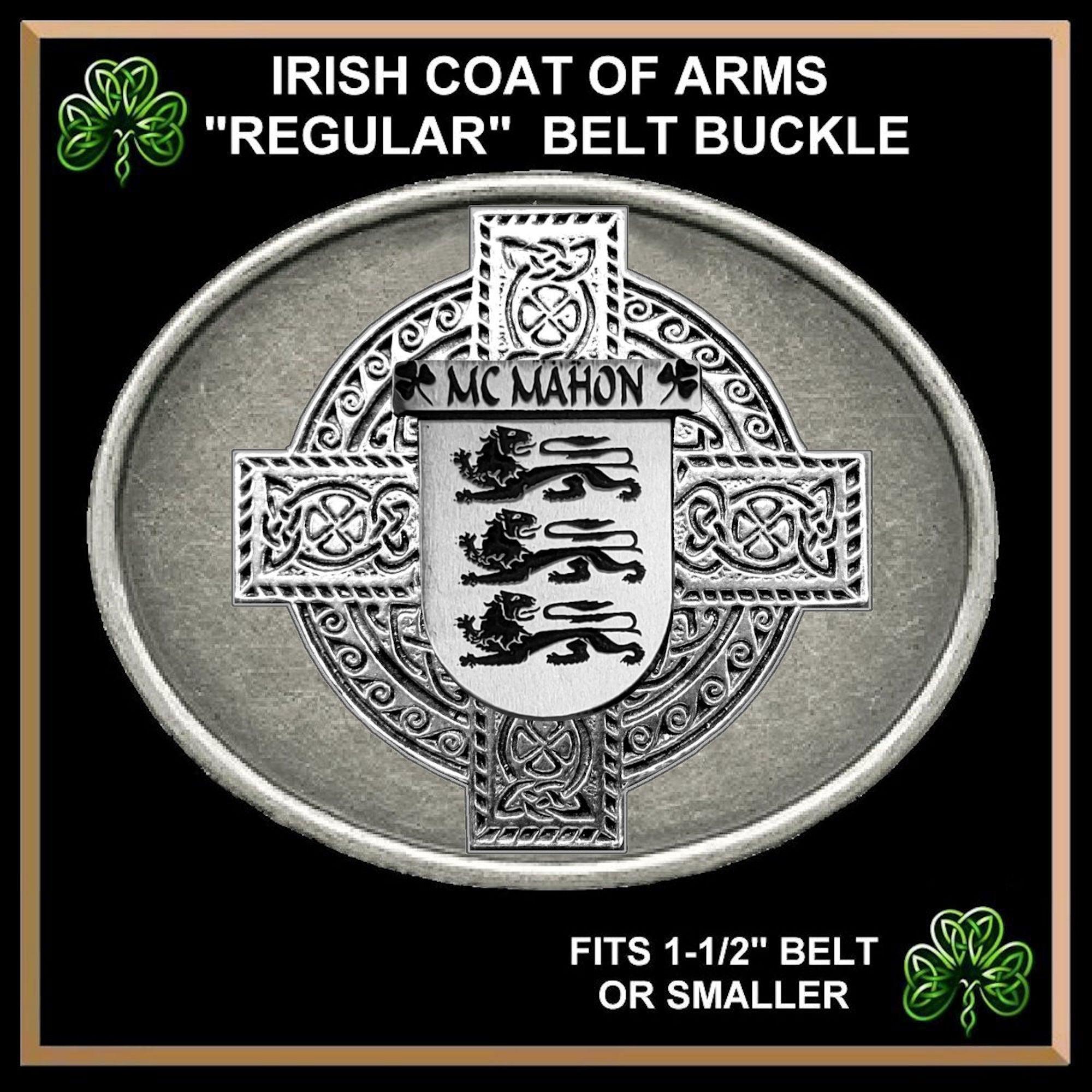 McMahon Irish Coat of Arms Regular Buckle