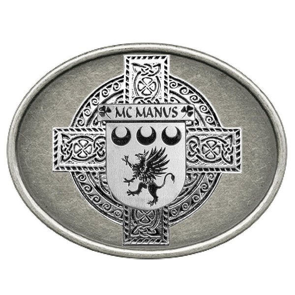 McManus Irish Coat of Arms Regular Buckle