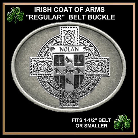 Nolan Irish Coat of Arms Regular Buckle