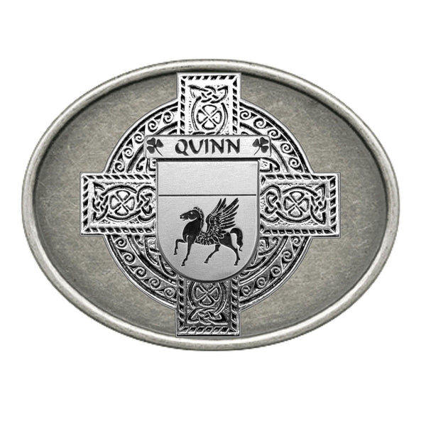 Quinn Irish Coat of Arms Regular Buckle