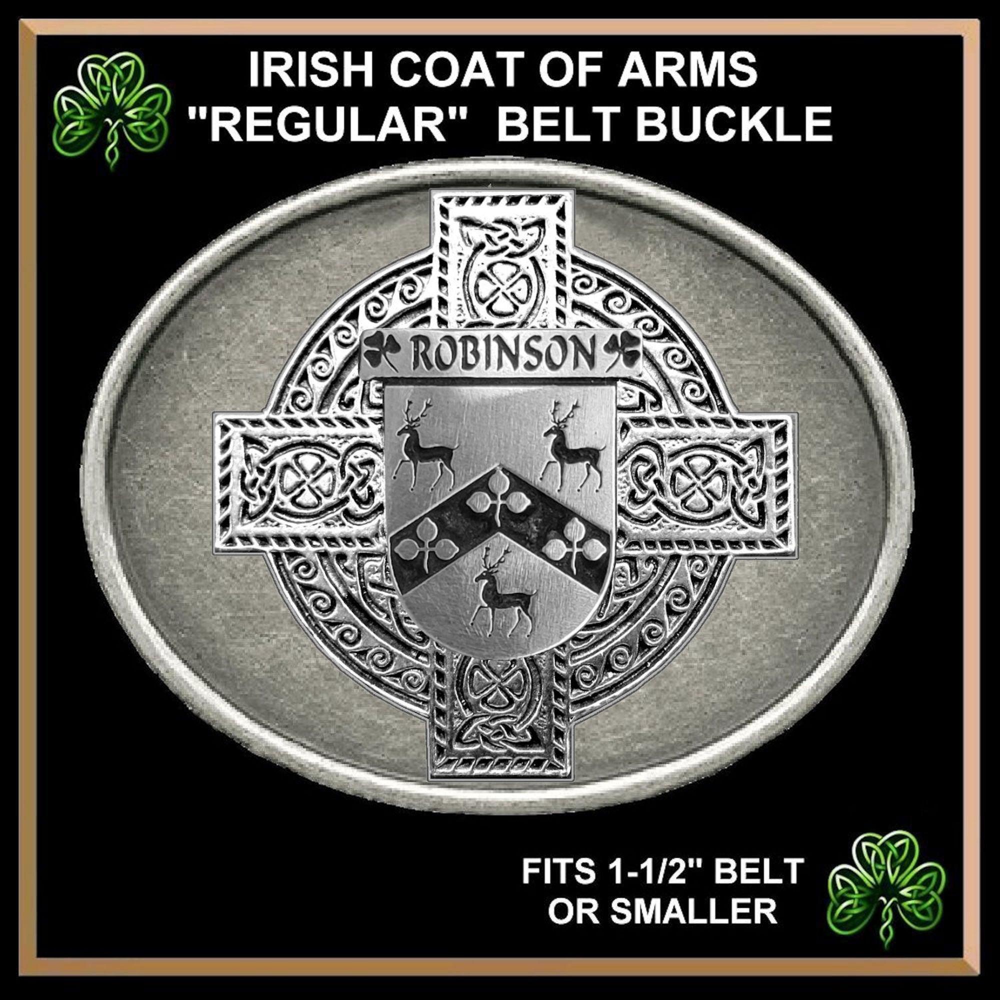 Robinson Irish Coat of Arms Regular Buckle