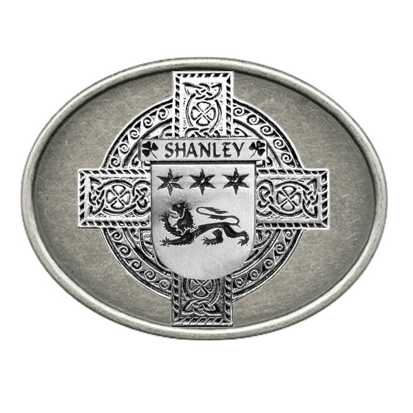 Shanley Irish Coat of Arms Regular Buckle