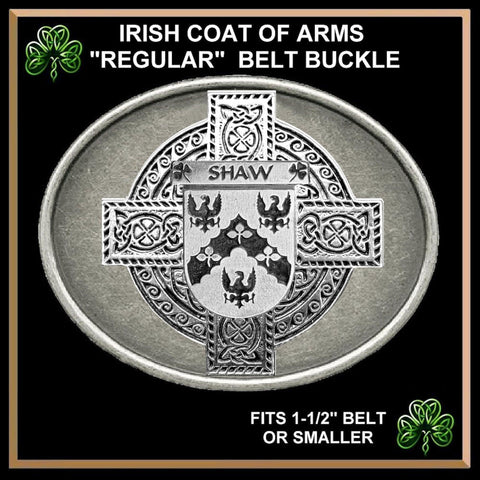 Shaw Irish Coat of Arms Regular Buckle