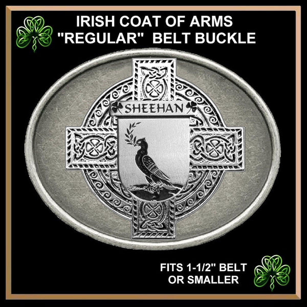 Sheenan Irish Coat of Arms Regular Buckle