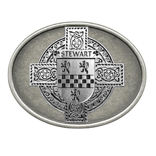 Stewart Irish Coat of Arms Regular Buckle