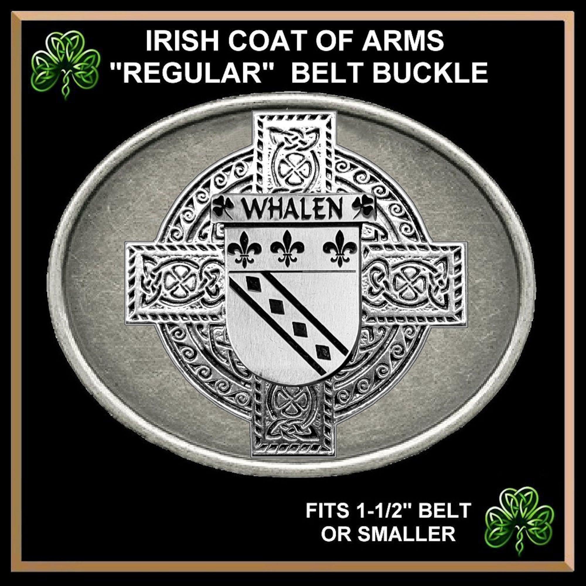 Whalen Irish Coat of Arms Regular Buckle