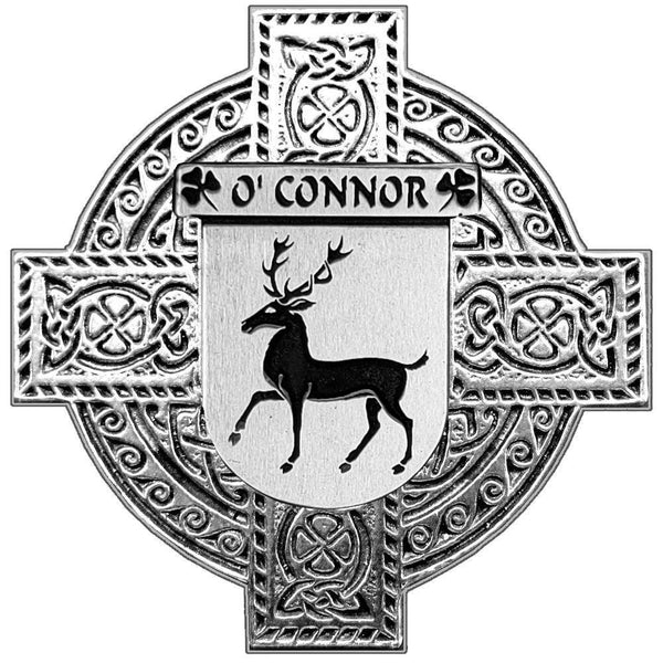 O'Connor Corcomroe Irish Coat of Arms Celtic Cross Badge