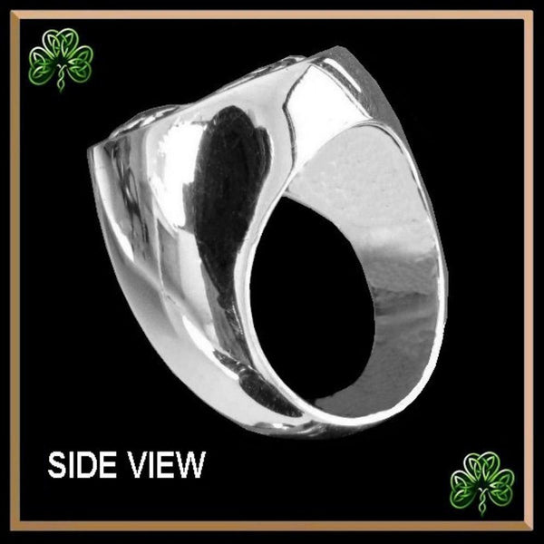 Brown Irish Coat of Arms Gents Ring IC100