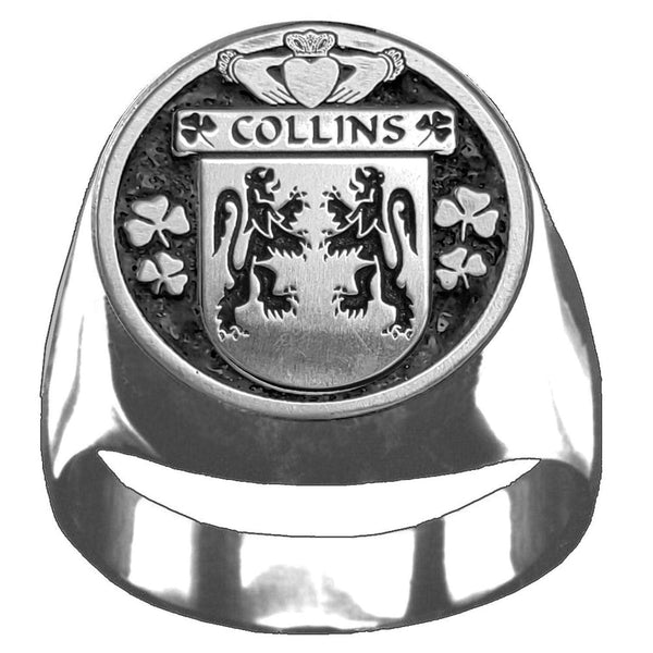 Collins Irish Coat of Arms Gents Ring IC100