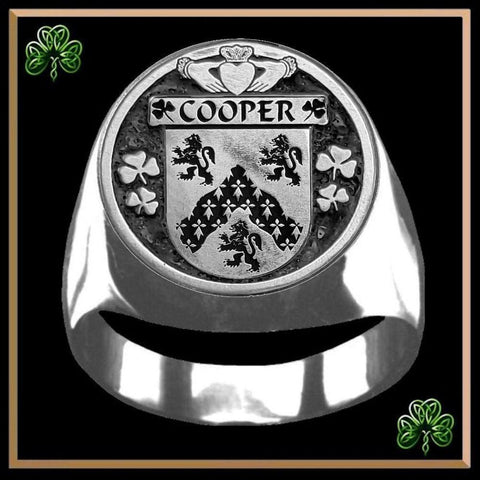 Cooper Irish Coat of Arms Gents Ring IC100