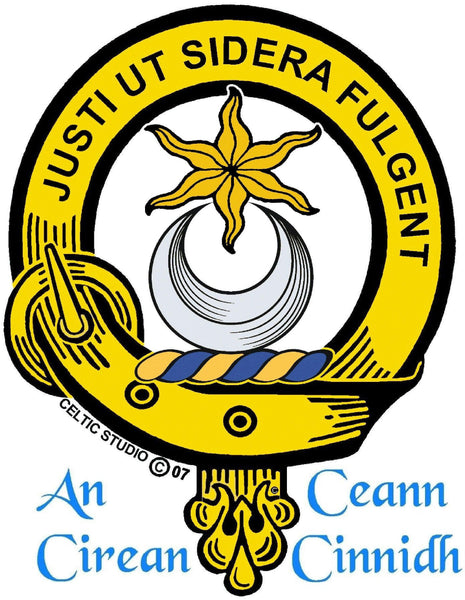 MacCall Clan Crest Scottish Pendant CLP02