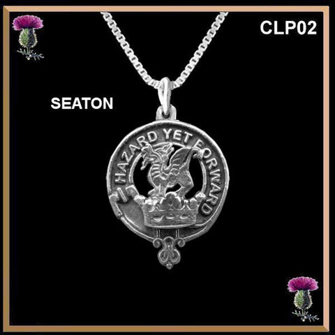 Seton Clan Crest Scottish Pendant CLP02