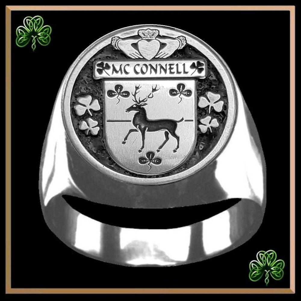 McConnell Irish Coat of Arms Gents Ring IC100