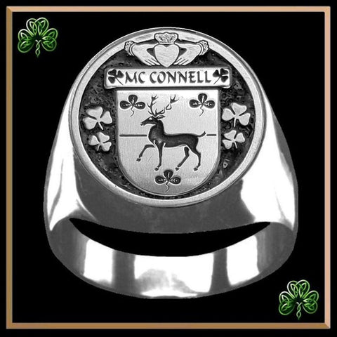 McConnell Irish Coat of Arms Gents Ring IC100