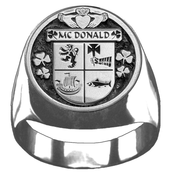 McDonald Irish Coat of Arms Gents Ring IC100