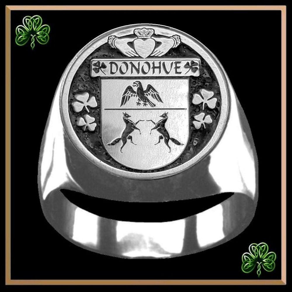 Donohue Irish Coat of Arms Gents Ring IC100