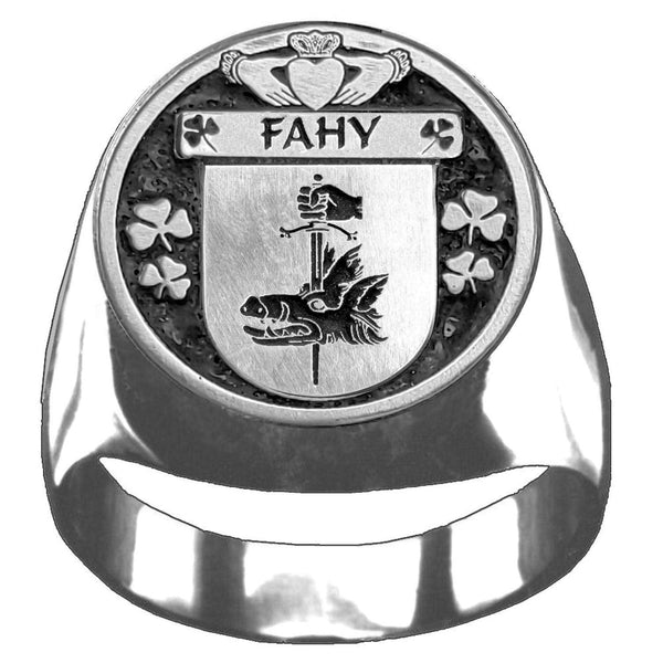 Fahy Irish Coat of Arms Gents Ring IC100