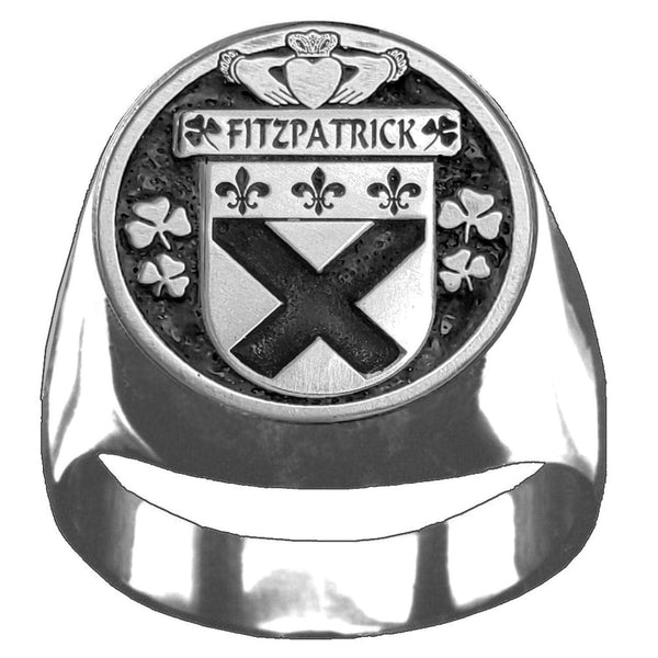 Fitzpatrick Irish Coat of Arms Gents Ring IC100