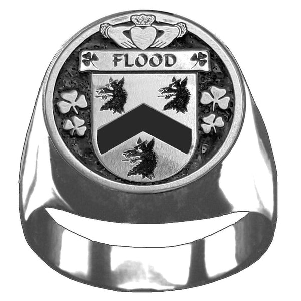 Flood Irish Coat of Arms Gents Ring IC100