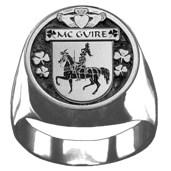 McGuire Irish Coat of Arms Gents Ring IC100