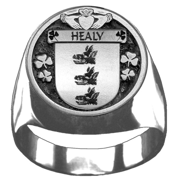 Healy Irish Coat of Arms Gents Ring IC100