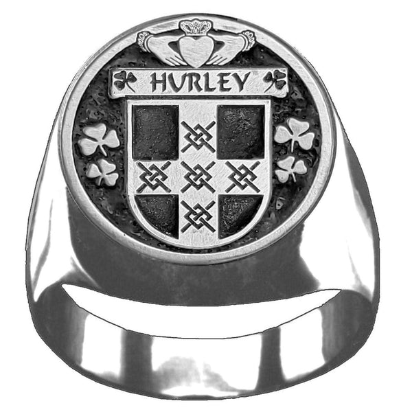 Hurley Irish Coat of Arms Gents Ring IC100