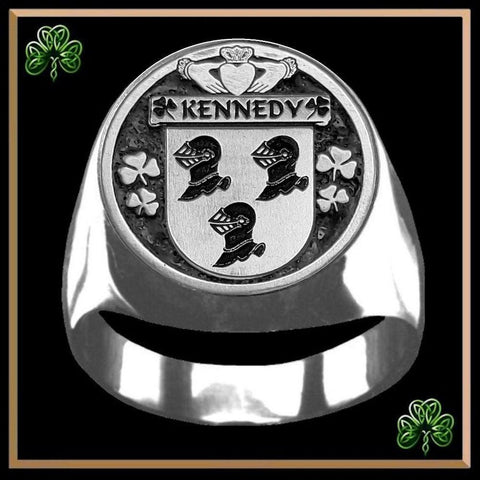 Kennedy Irish Coat of Arms Gents Ring IC100