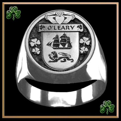 O'Leary Irish Coat of Arms Gents Ring IC100